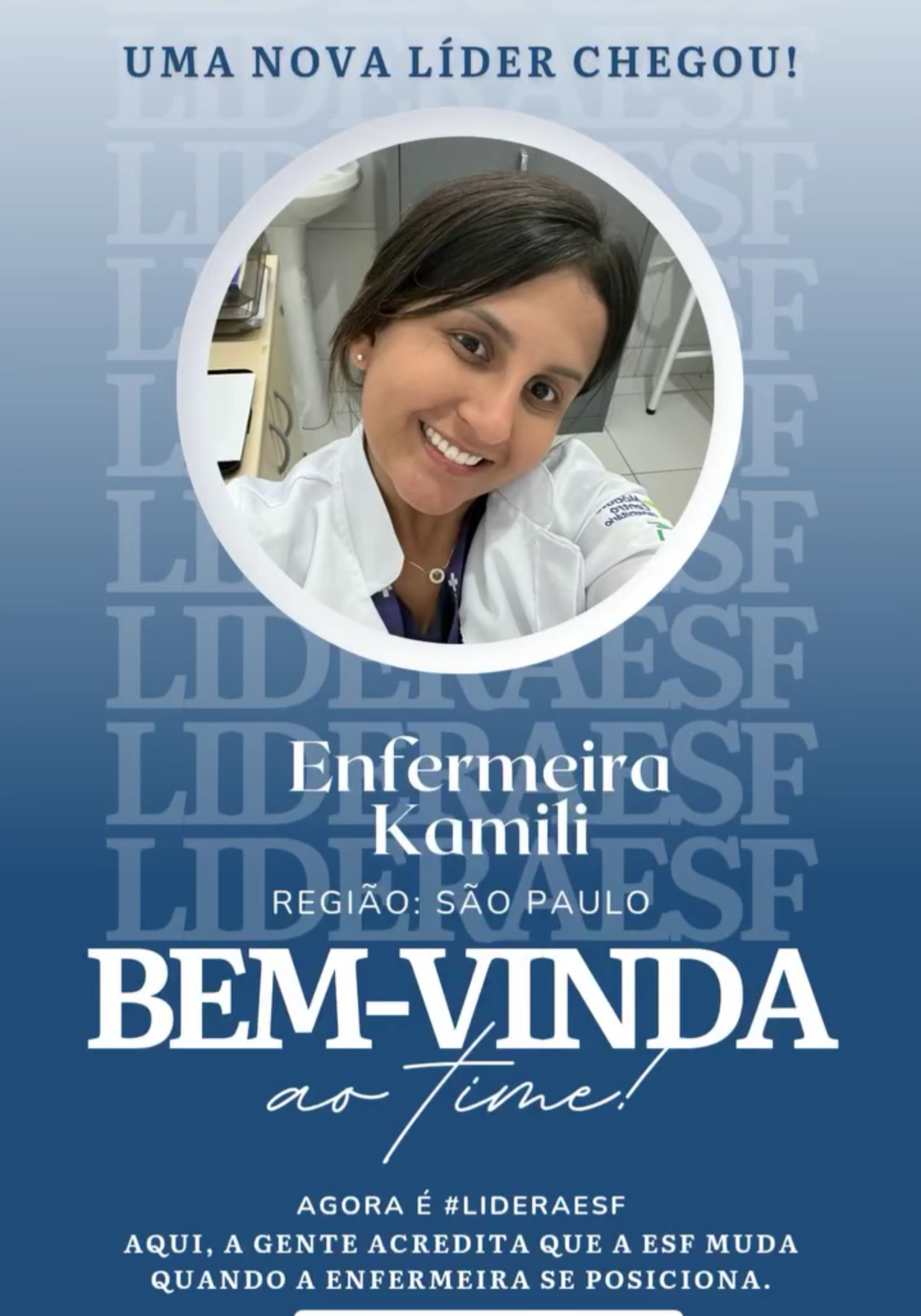 Depoimento de aluna da mentoria Lidera ESF