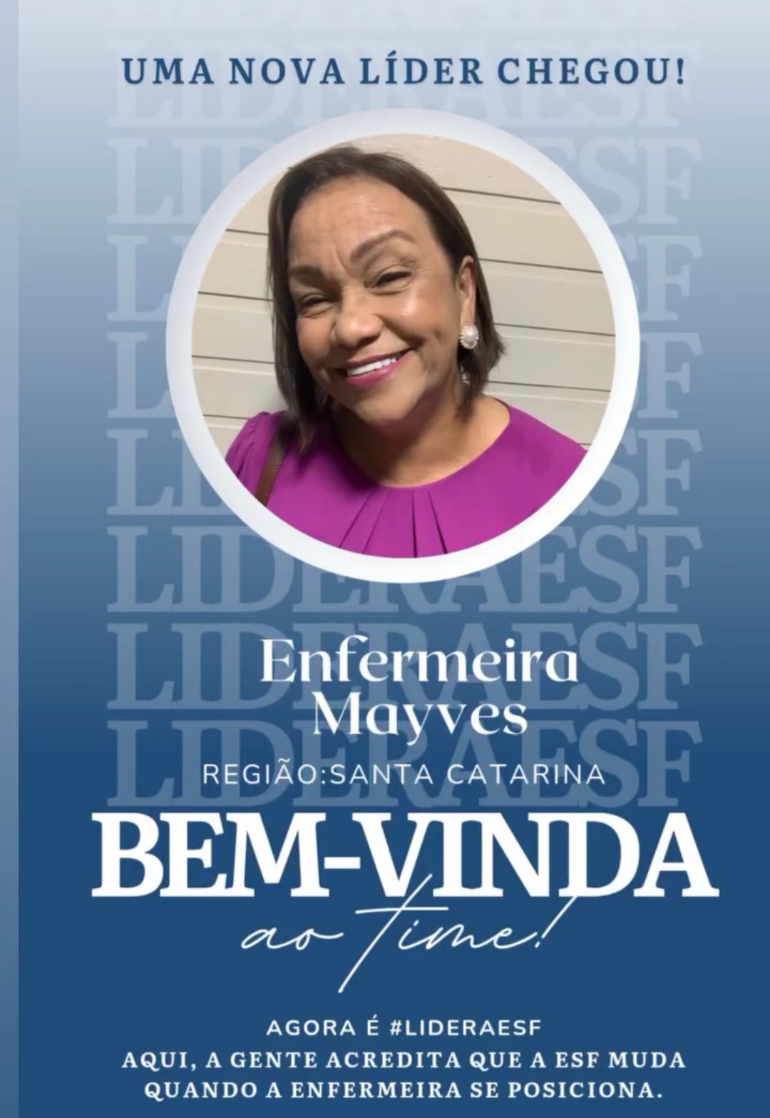 Depoimento de aluna da mentoria Lidera ESF