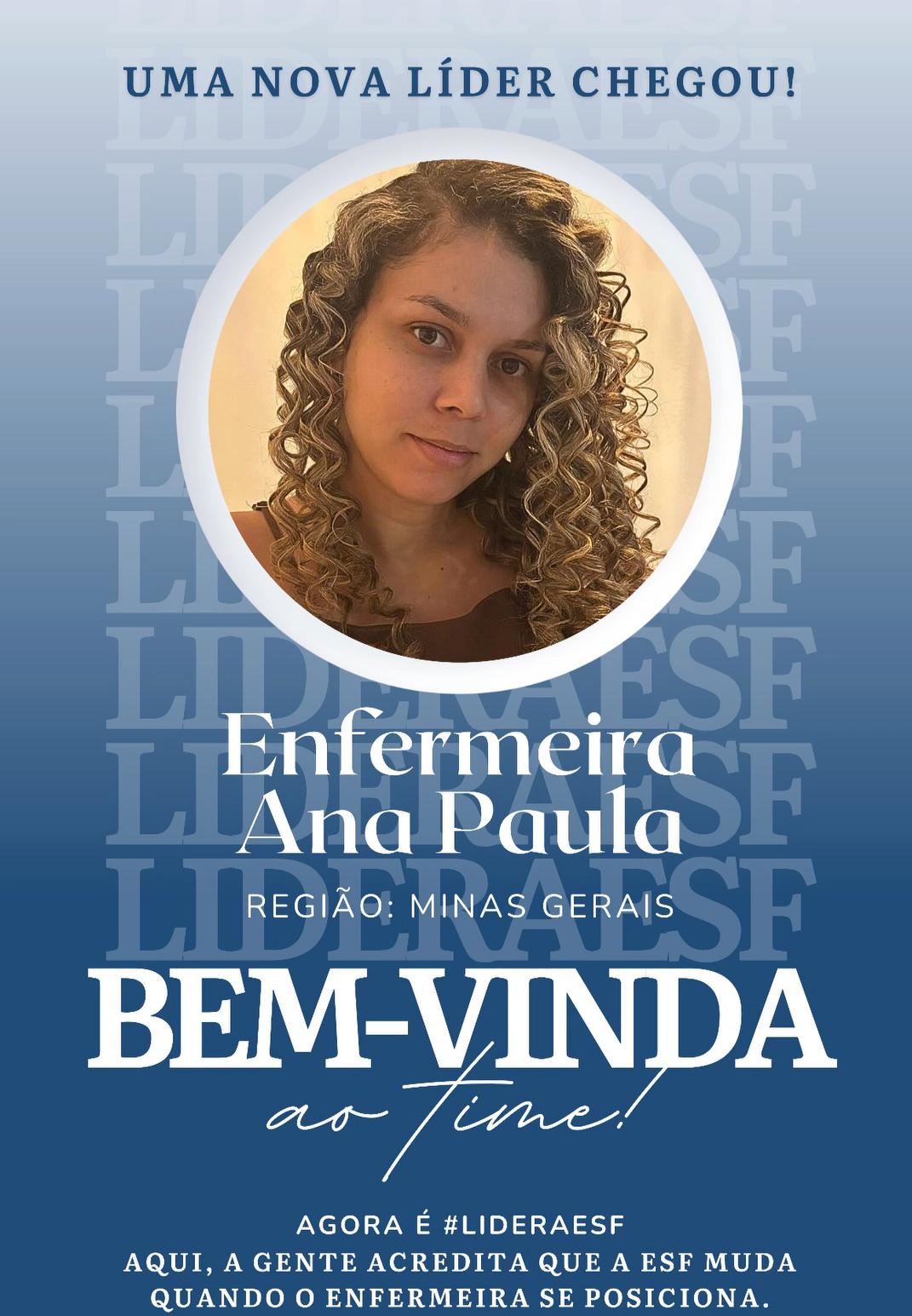 Depoimento de aluna da mentoria Lidera ESF