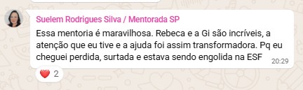 Feedback Mentoria Lidera ESF